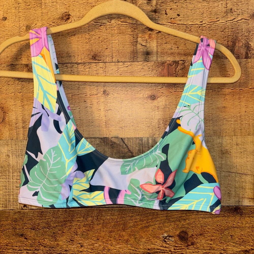 Cupshe Tropical Jungle Bikini Top - Picture 1 of 2